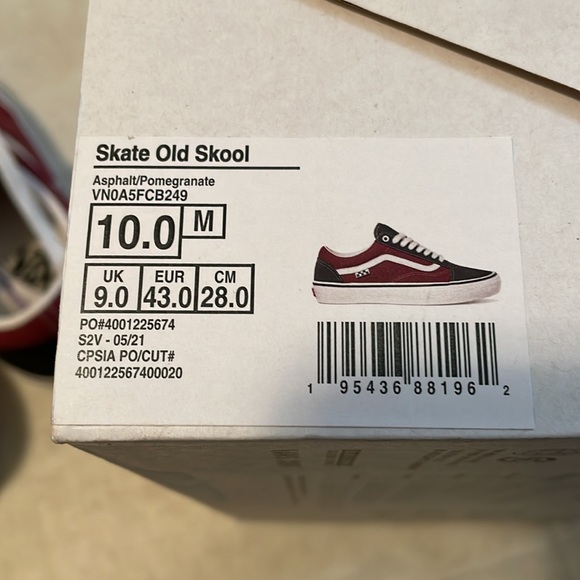 Vans Old Skool shoes men’s size 10 - Picture 11 of 11